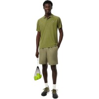 Short de sport Lacoste Vert kaki  Offre - Pas cher