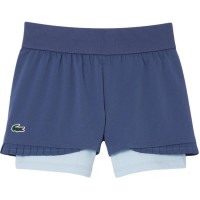 Short Lacoste Ultra Dry Violeta Azul Mujer  Oferta + Barato