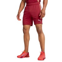 Short Puma Single Rouge Fonce  Offre - Pas cher