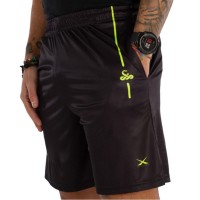 Short Vibora Black Mamba X Aniversario Negro Amarillo Fluor  Oferta + Barato