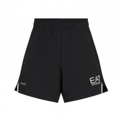 Shorts Armani EA7 Ventus 7 Negro Mujer