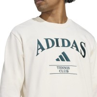 Sudadera Adidas Heritage Graphic Blanco Tiza  Oferta + Barato