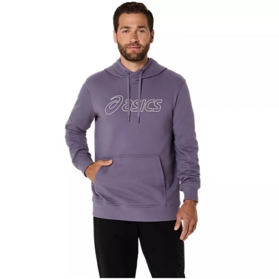 Asics Sweat-shirt Violet Gris Bouleau  Offre - Pas cher