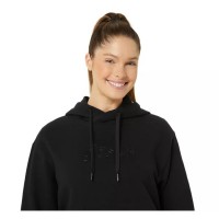 Sudadera Asics Logo Negro Mujer  Oferta + Barato