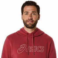 Sudadera Asics Logo Rojo Birch  Oferta + Barato