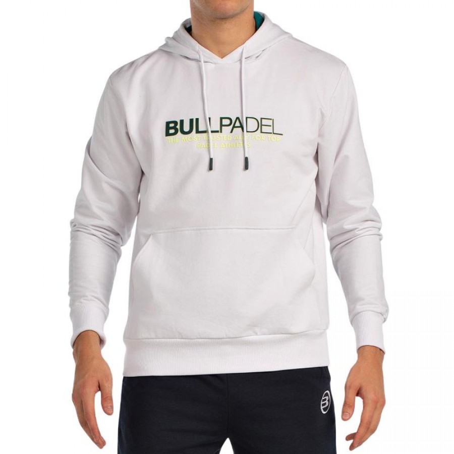 Sweat-shirt Bullpadel Boyen Blanc  Offre - Pas cher