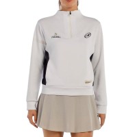 Sweat-shirt Bullpadel Premier Padel Airar Blanc  Offre - Pas cher
