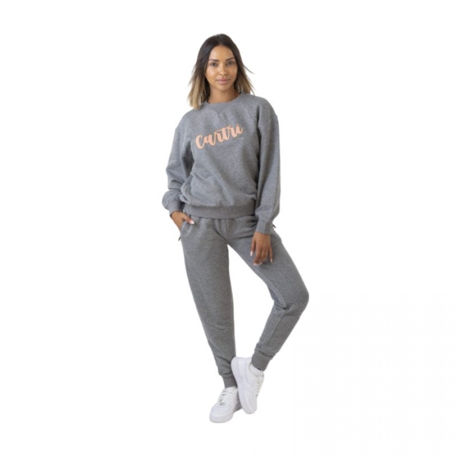 Cartri Demeter Sweat-shirt Femme Gris Vigore  Offre - Pas cher