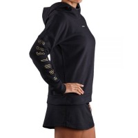 Felpa nera Endless Hollow PADELPOINT Felpa nera Endless Hollow