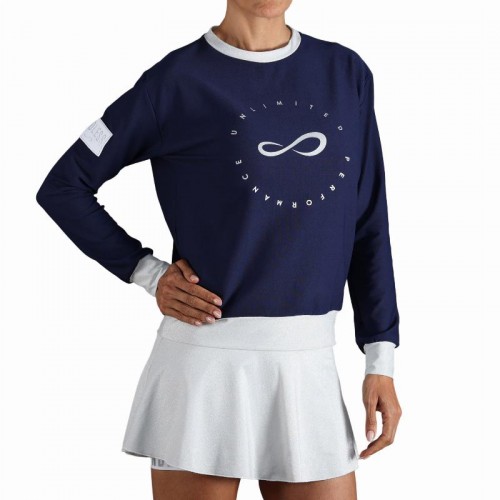 Sudadera Endless Inner Tech Azul Marino Plata