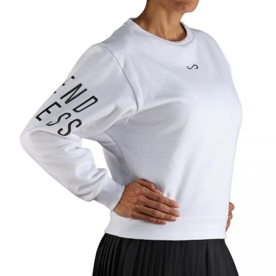 Endless Swell White Sweatshirt  Offer + Cheap
