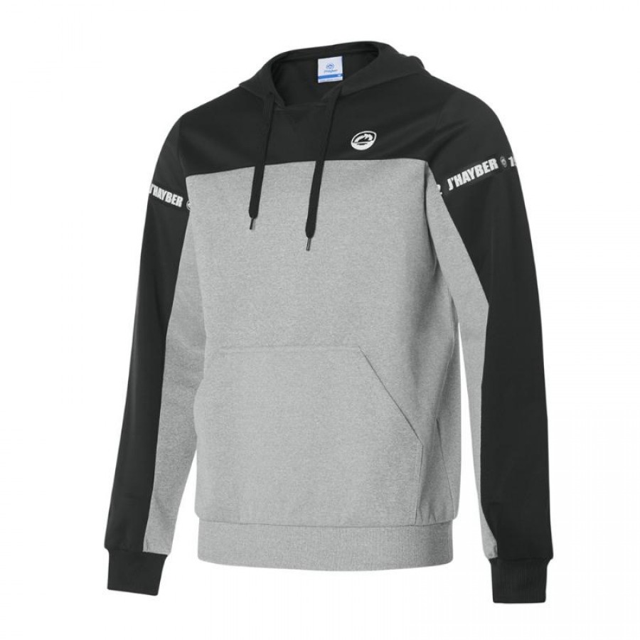 Sweatshirt JHayber Bangle Black Grey  PADELPOINT Sweatshirt JHayber Bangle Black Grey
