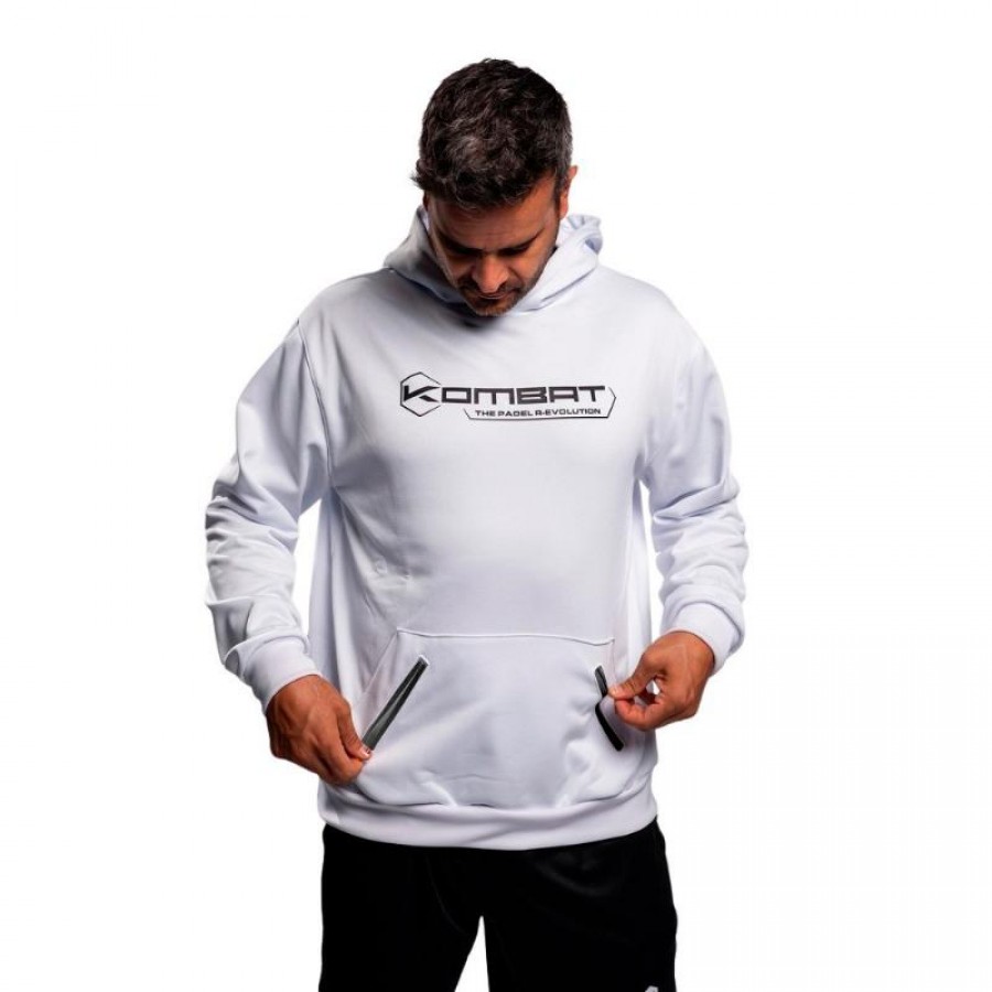 Sudadera Kombat Cover Blanco