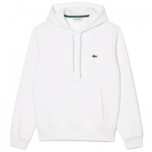 Lacoste Cotton White Sweatshirt