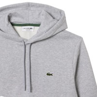 Sweat-shirt en coton gris Lacoste Vigore  Offre - Pas cher