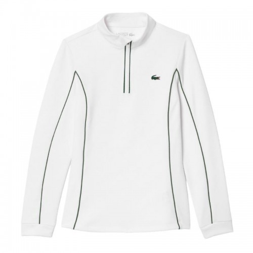 Lacoste Ultra Dry White Green Women''s Sweatshirt