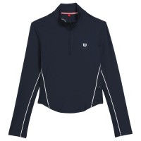 Wilson Brentwood Sweat-shirt Femme Bleu Marine  Offre - Pas cher