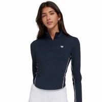 Wilson Brentwood Sweat-shirt Femme Bleu Marine  Offre - Pas cher