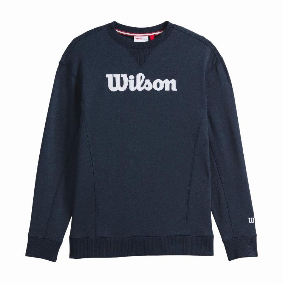 Moletom Wilson Parkside Crew Azul Marinho  Oferta + Barato