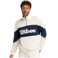 Sudadera Wilson Parkside Half Zip Blanco Beige  Oferta + Barato