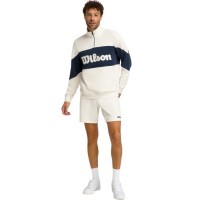 Sudadera Wilson Parkside Half Zip Blanco Beige  Oferta + Barato