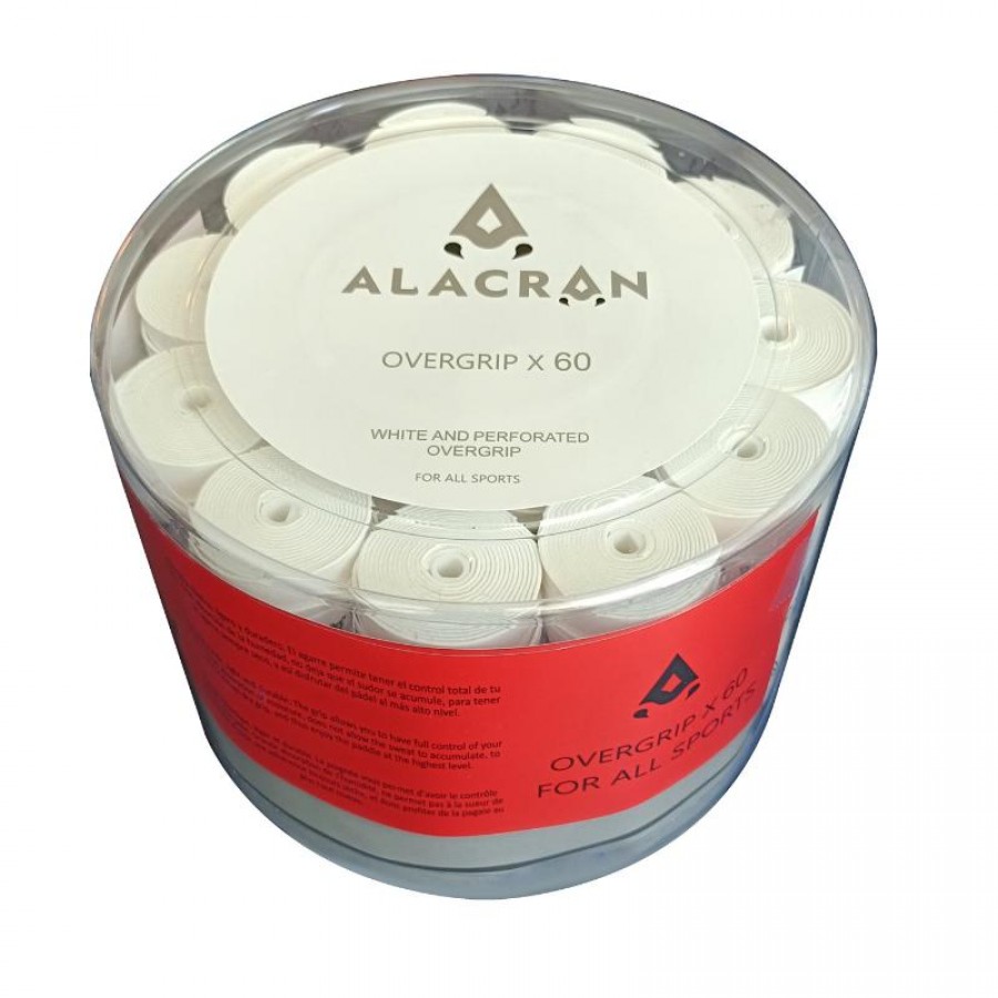 Tambor Alacran 60 Overgrips Perforados Blanco
