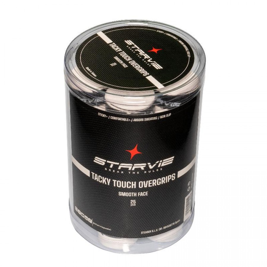 Tambor StarVie Tacky Touch Blanco 25 Overgrips