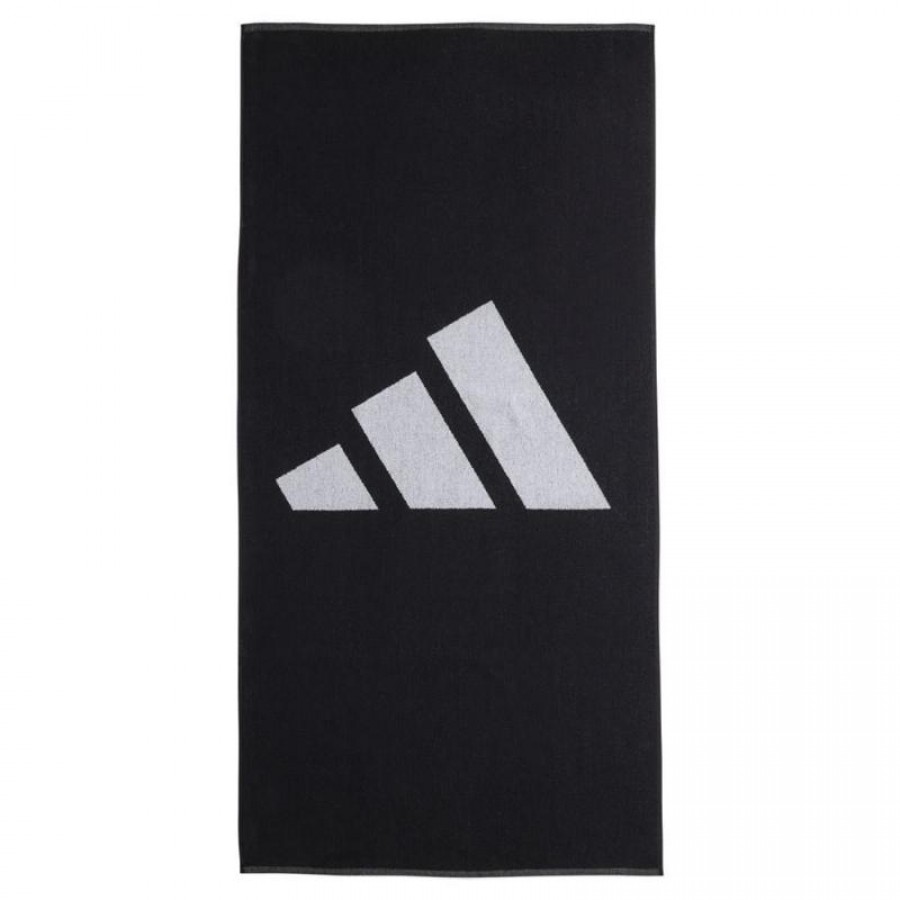 Toalha preta grande da Adidas  Oferta + Barato