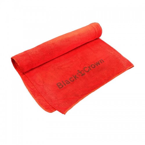Black Crown Red Towel
