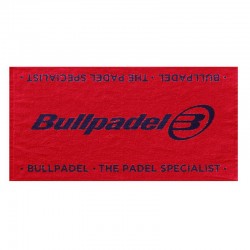 Toalla Bullpadel 100x50 Rojo Negro