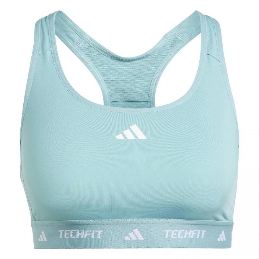 Top Adidas Techfit Azul Menta  Offerta + Economico