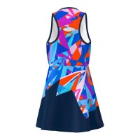 Vestido Bidi Badu Spike Azul Escuro  Oferta + Barato