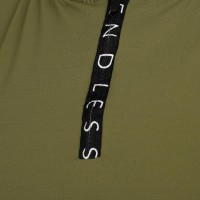 Vestido Endless Muse Verde Army  Offer + Cheap