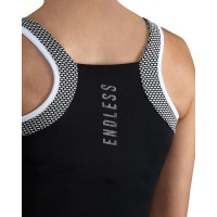 Vestido Endless Orbit Negro Blanco