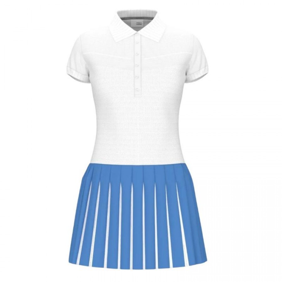Vestido Head Vogue Branco Azul  Oferta + Barato