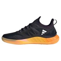Adidas Adizero Ubersonic 4.1 Clay Black Silver Orange Women''s Shoes  Offer + Cheap
