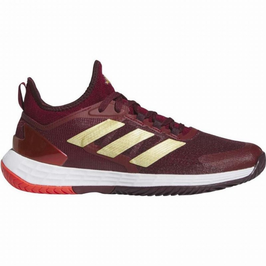 Adidas Tênis Adizero Ubersonic 4.1 Ouro Vermelho  Oferta + Barato