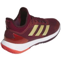 Adidas Tênis Adizero Ubersonic 4.1 Ouro Vermelho  Oferta + Barato