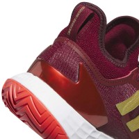 Adidas Tênis Adizero Ubersonic 4.1 Ouro Vermelho  Oferta + Barato
