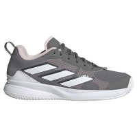 Tênis Adidas AvaFlash Clay Cinza Branco Rosa para Mulheres  Oferta + Barato