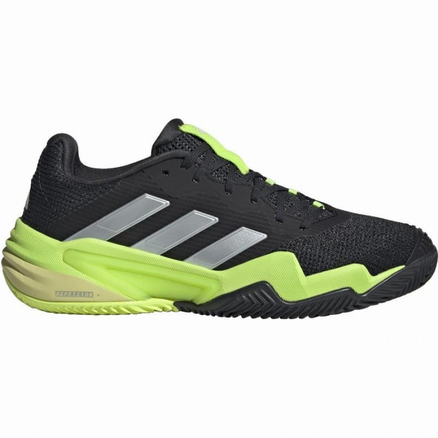 Adidas Barricade Clay Black Lucid Lemon Sneakers  Offer + Cheap