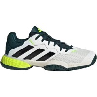 Adidas Barricade K Blanc Noir Vert Baskets Junior  Offre - Pas cher