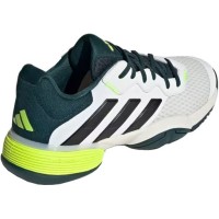 Adidas Barricade K Blanc Noir Vert Baskets Junior  Offre - Pas cher