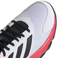 Adidas CourtJam Control 3 White Black Red Sneakers  Offer + Cheap