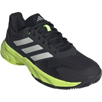 Baskets Adidas CourtJam Control Clay Carbon Lucid Lemon  Offre - Pas cher