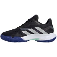 Tênis Feminino Adidas CourtJam Control Black Nucleo Silver  Oferta + Barato