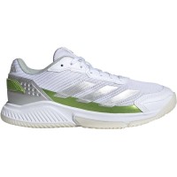 Adidas Courtquick Padel Blanc Argent Vert Baskets Femme  Offre - Pas cher