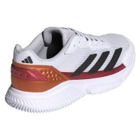 Zapatillas Adidas Courtquick Padel Blanco Rojo Cobre