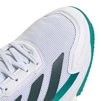 Adidas Courtquick Padel Blanc Vert Baskets  Offre - Pas cher