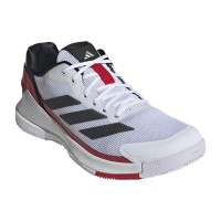 Zapatillas Adidas Crazyquick LS Padel Blanco Negro Rojo  Oferta + Barato